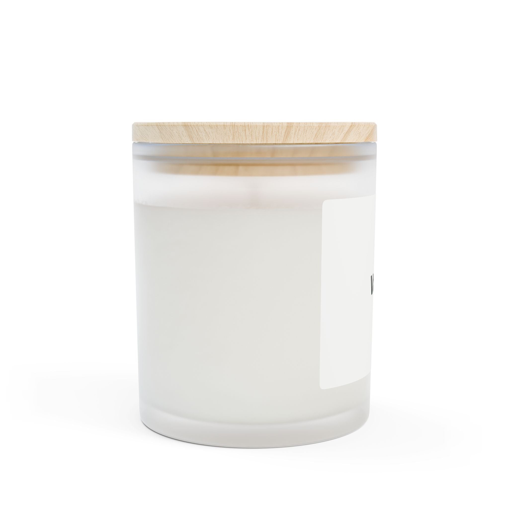 Vanilla Frosted Glass Candle