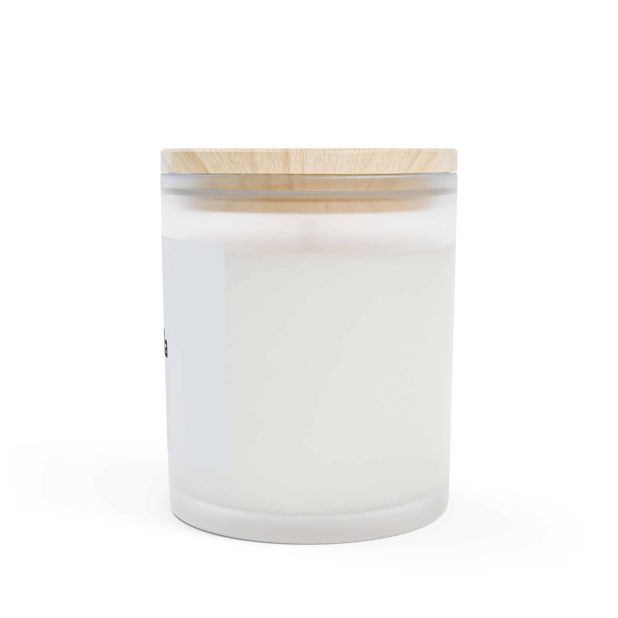 Vanilla Frosted Glass Candle