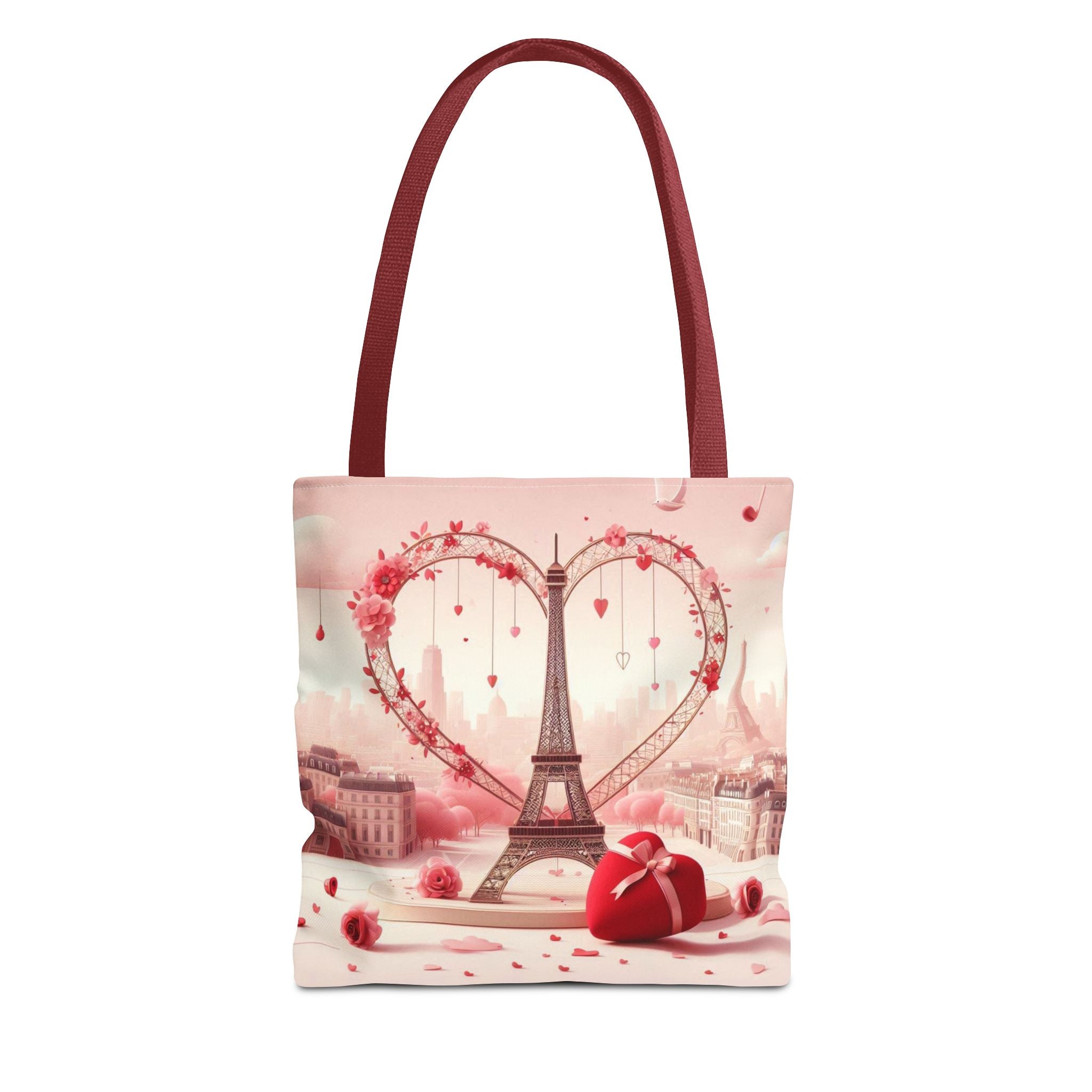 Paris Heart Tote Bag