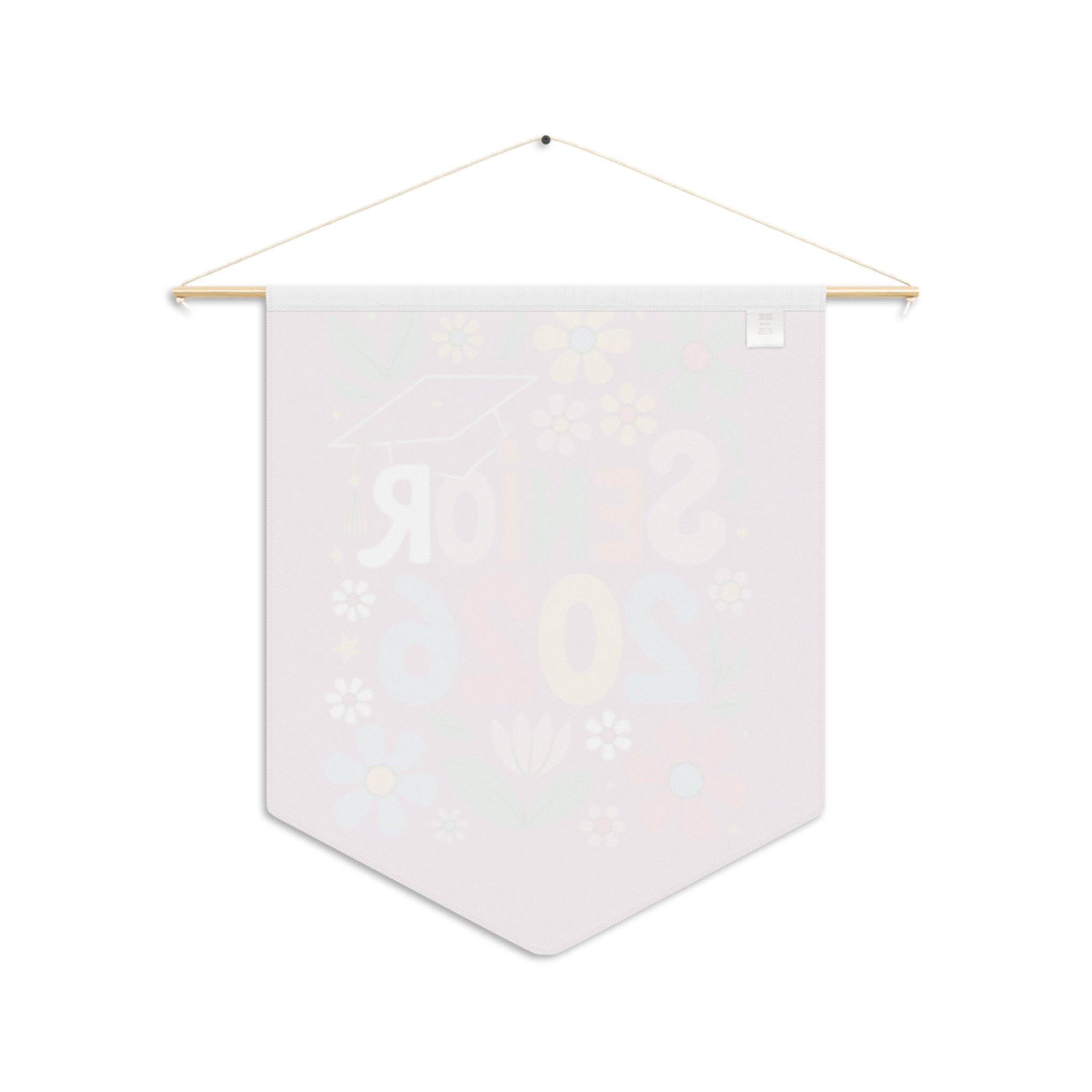 Senior 2026 Floral Pennant