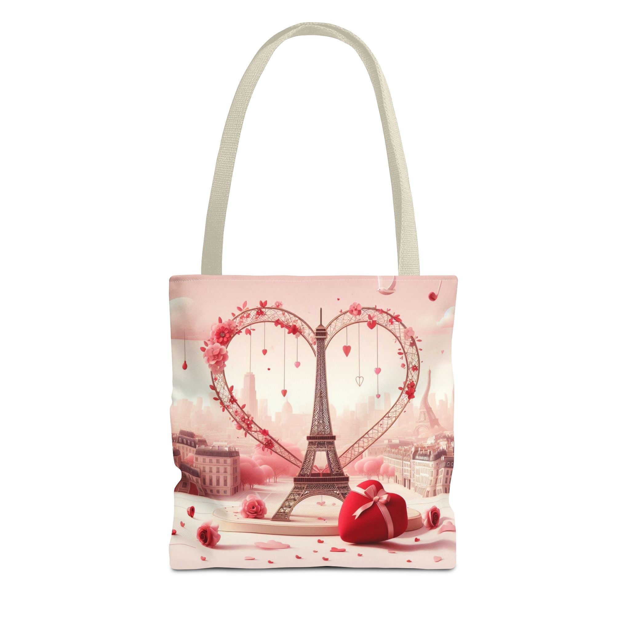 Paris Heart Tote Bag