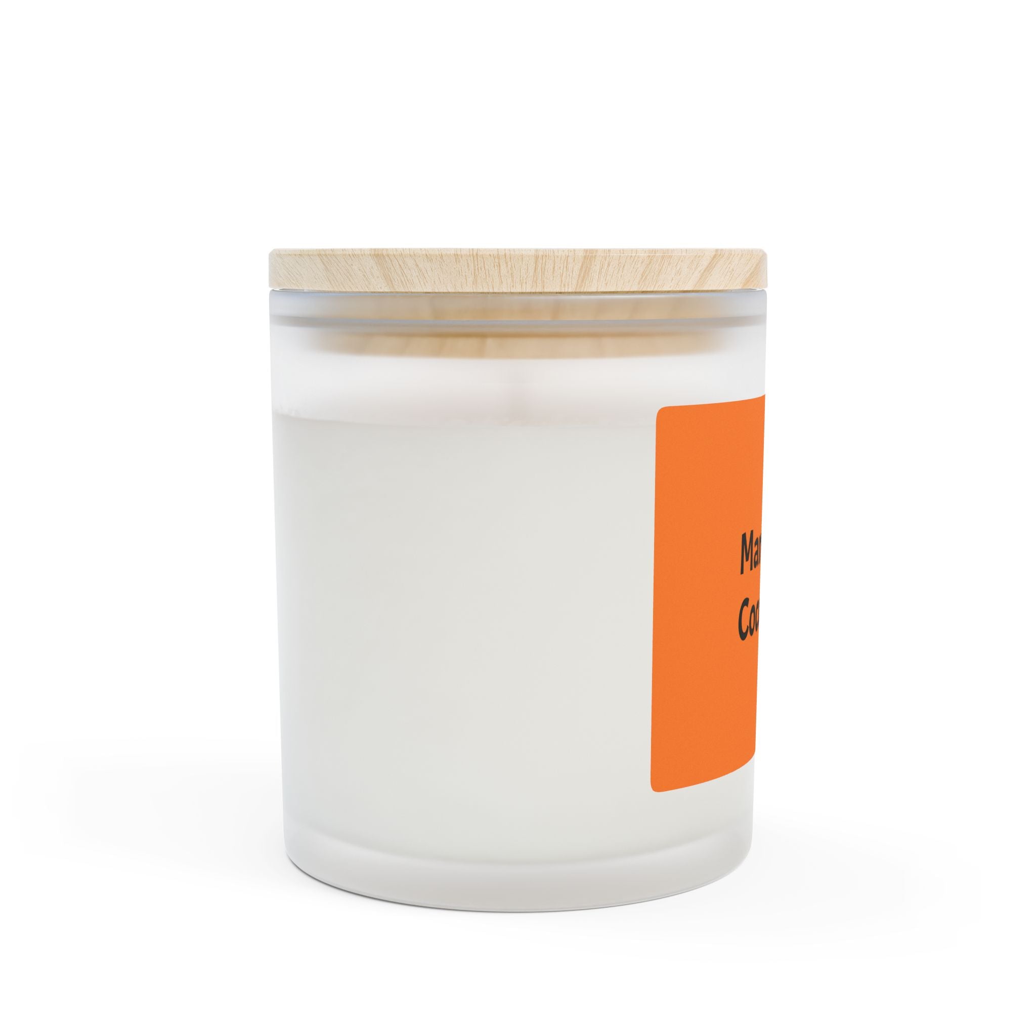 Vanilla Frosted Glass Candle