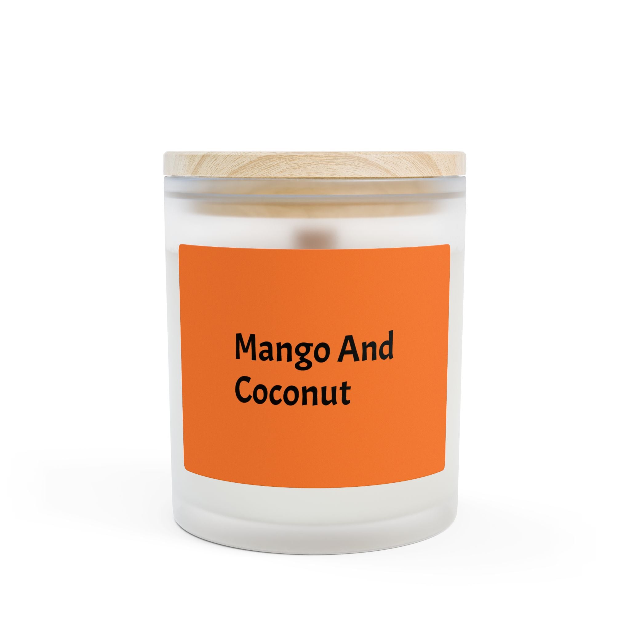 Vanilla Frosted Glass Candle