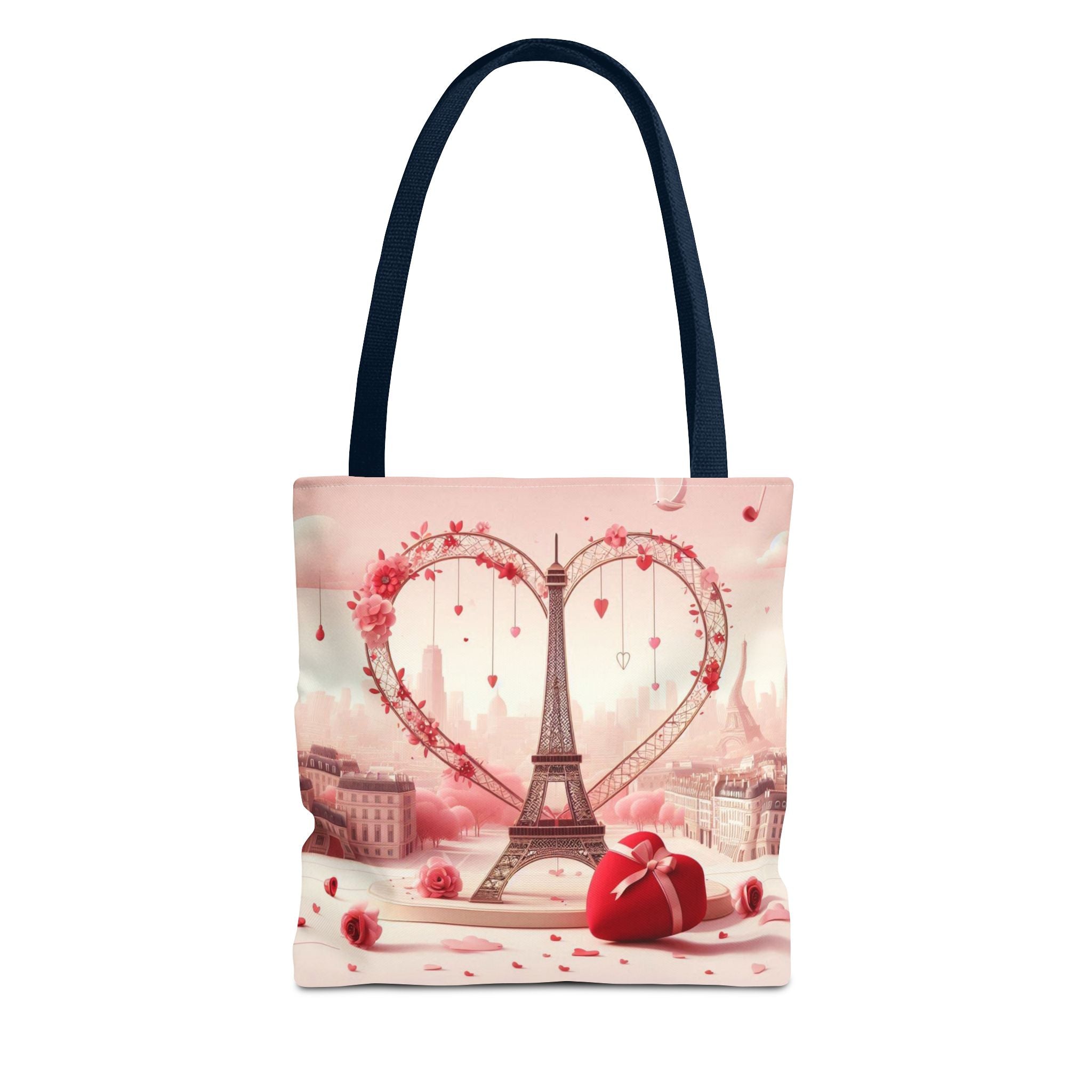 Paris Heart Tote Bag