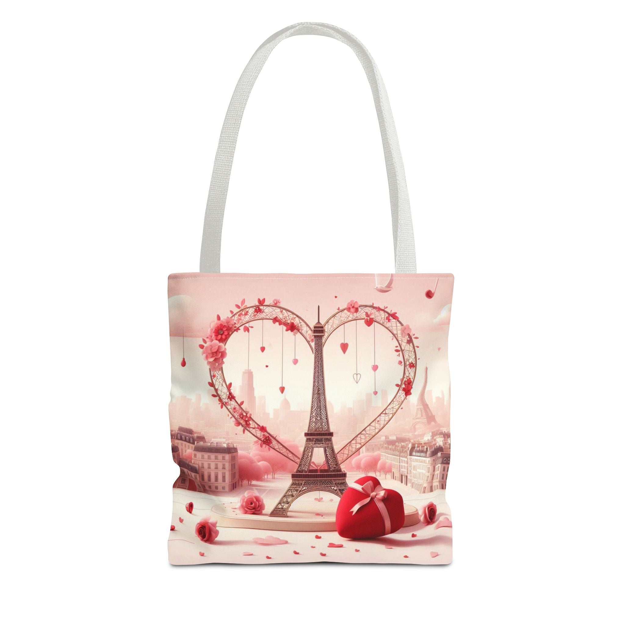 Paris Heart Tote Bag