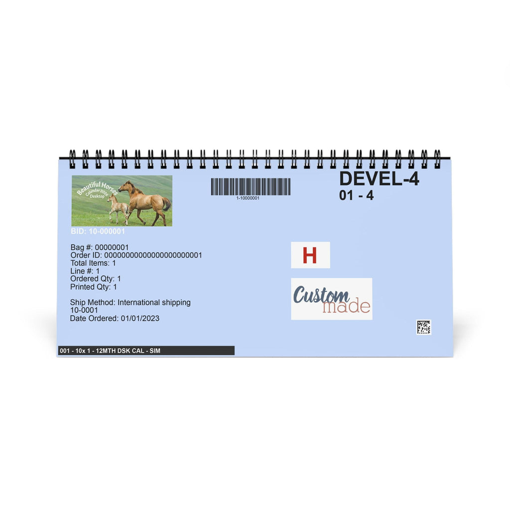 Beautiful Horses Desktop Calendar 2026