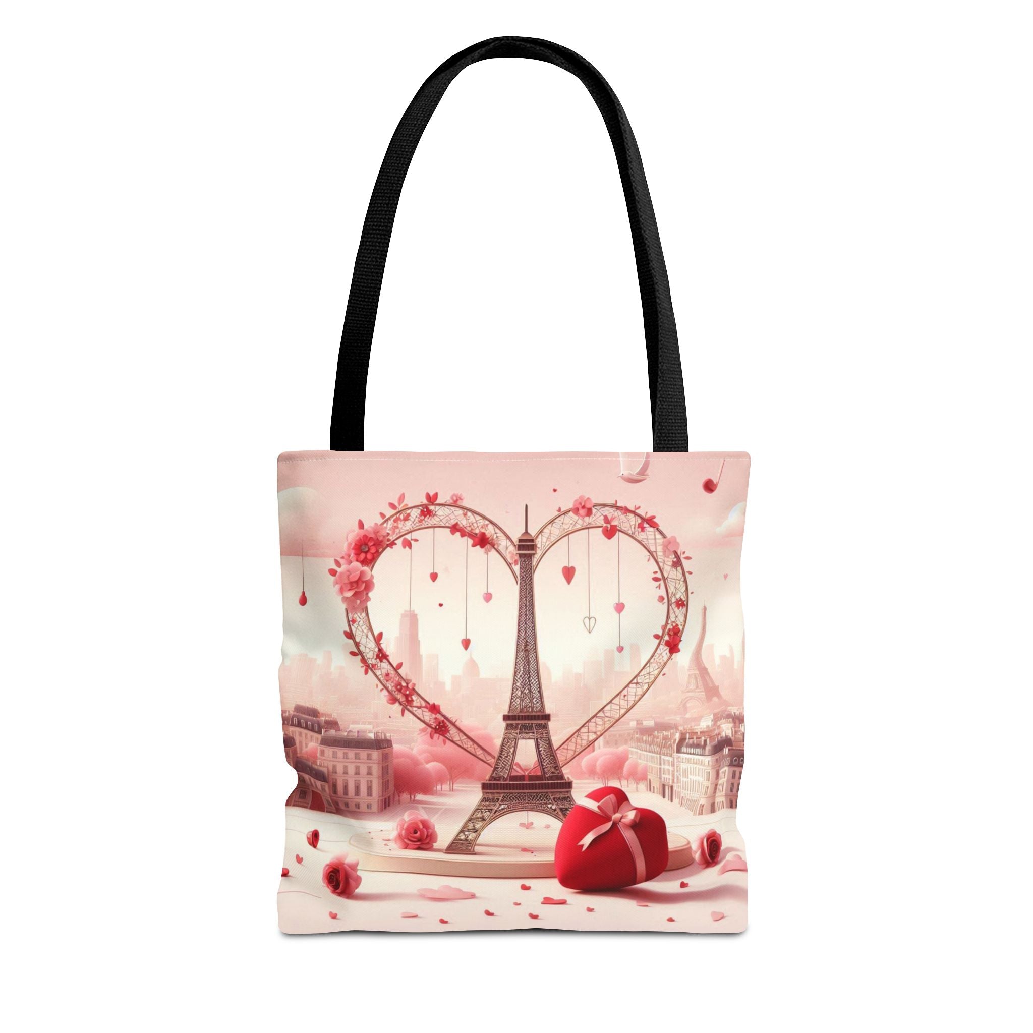Paris Heart Tote Bag