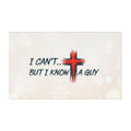I Can't But I Know A Guy Cross Design Car Magnet