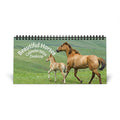 Beautiful Horses Desktop Calendar 2026